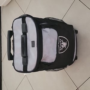 Raiders cooler with wheels
